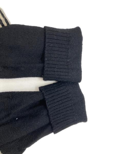 YOHJI YAMAMOTO（ヨウジヤマモト）YOHJI YAMAMOTO (ヨウジヤマモト) 変形 ニットパーカー　ヨウジヤマモト　HN-K61-924 ブラック サイズ:3の古着・服飾アイテム