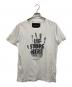 DAVID LINDWALL（デイビッド・リンドウォール）の古着「LIE STOP HEREプリントTシャツ」｜ホワイト