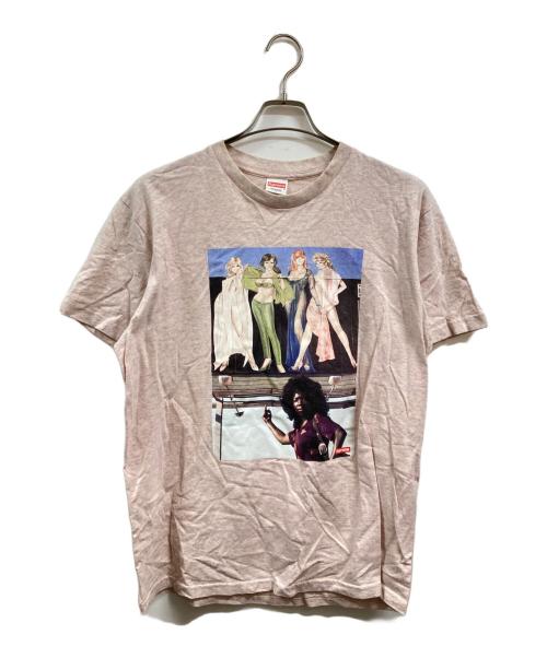 SUPREME（シュプリーム）Supreme (シュプリーム) AMRICAN PICTURE TEE ピンク サイズ:Mの古着・服飾アイテム