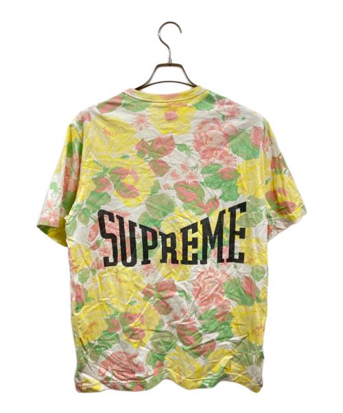 SUPREME（シュプリーム）Supreme (シュプリーム) FLOWER TEE イエロー×グリーン サイズ:Mの古着・服飾アイテム