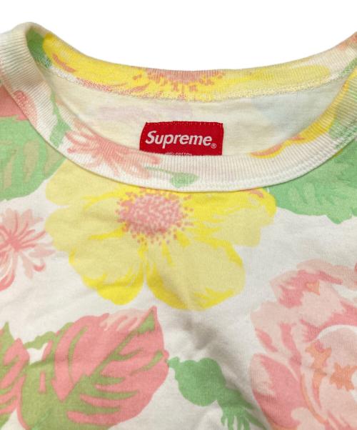 SUPREME（シュプリーム）Supreme (シュプリーム) FLOWER TEE イエロー×グリーン サイズ:Mの古着・服飾アイテム