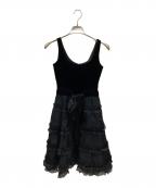 FOXEY NEWYORKフォクシーニューヨーク）の古着「ワンピース　フォクシーニューヨーク」｜ブラック