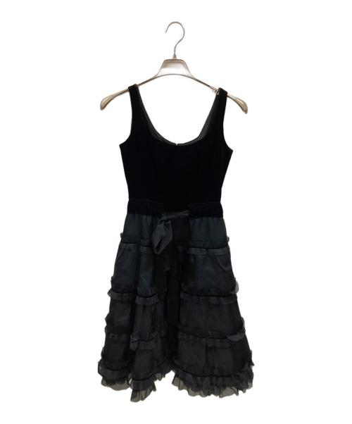 FOXEY NEWYORK（フォクシーニューヨーク）FOXEY NEWYORK (フォクシーニューヨーク) ワンピース　フォクシーニューヨーク ブラック サイズ:Ｍの古着・服飾アイテム