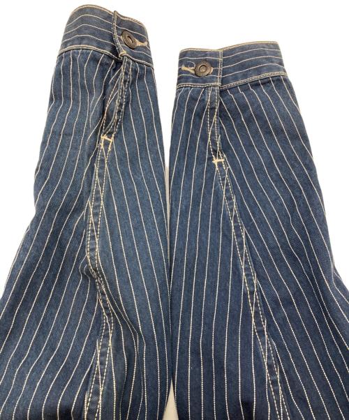 Schott（ショット）schott (ショット) ヒッコリーワークジャケット ブルー サイズ:Sの古着・服飾アイテム