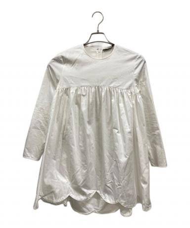 【美品】☆YOKO CHAN☆ヨーコチャン☆ヘムスカラップ☆ブラウス☆トップス☆ 中古・古着通販】YOKO CHAN (ヨーコチャン) ヘムスカラップコットン
