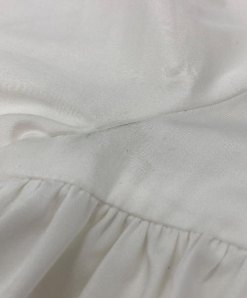 YOKO CHAN（ヨーコチャン）YOKO CHAN (ヨーコチャン) ヘムスカラップコットンブラウス ホワイト サイズ:Sの古着・服飾アイテム