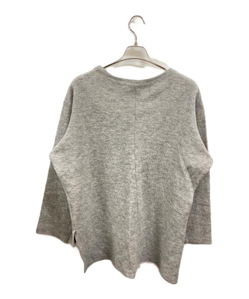 Y's（ワイズ）Y's (ワイズ) サイドスリットプルオーバーニット　ワイズ　YK-B07-025 グレー サイズ:2の古着・服飾アイテム