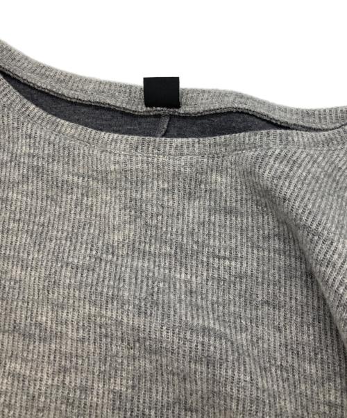 Y's（ワイズ）Y's (ワイズ) サイドスリットプルオーバーニット　ワイズ　YK-B07-025 グレー サイズ:2の古着・服飾アイテム