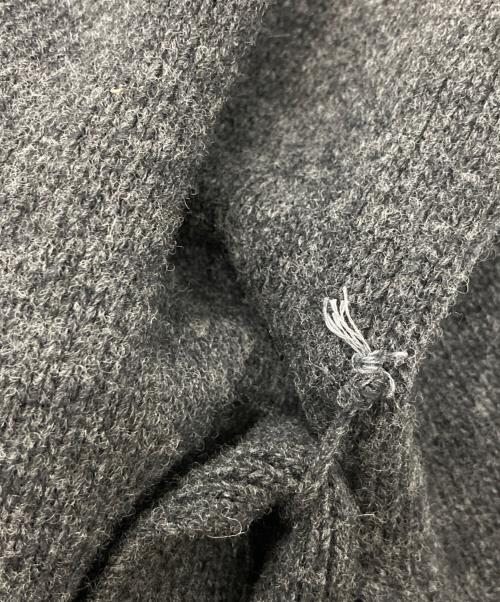 Max Mara WEEK END LINE（マックスマーラ ウイークエンドライン）MAX MARA WEEK END LINE (マックスマーラ ウイークエンドライン) ガウンフリンジニットカーディガン グレー サイズ:Sの古着・服飾アイテム