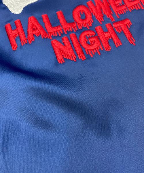 LowBlowKnuckle（ロウブロウナックル）LowBlowKnuckle (ロウブロウナックル) PEANUTS (ピーナッツ) スカジャン　　ピーナッツ　ロウブロウナックル　 ネイビー サイズ:XLの古着・服飾アイテム