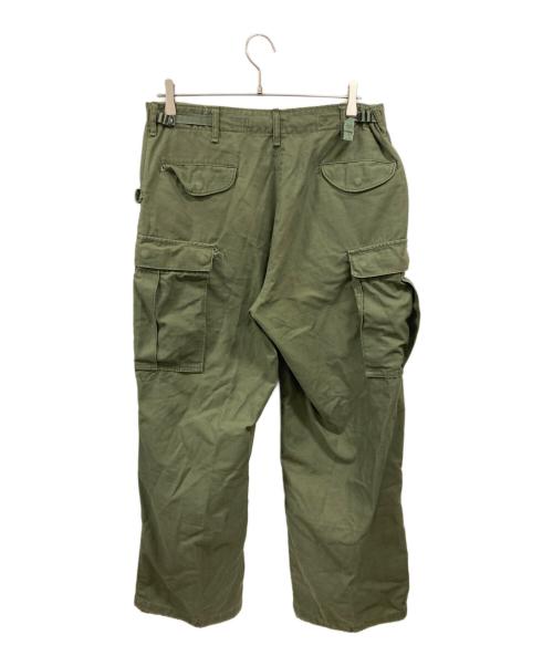 US ARMY（ユーエスアーミー）US ARMY (ユーエスアーミー) M65カーゴパンツ　SERVALジップ 70’S カーキ サイズ:MEDIUM-REGULARの古着・服飾アイテム