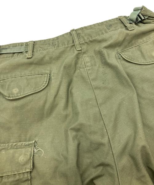 US ARMY（ユーエスアーミー）US ARMY (ユーエスアーミー) M65カーゴパンツ　SERVALジップ 70’S カーキ サイズ:MEDIUM-REGULARの古着・服飾アイテム