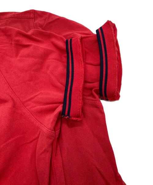FRED PERRY（フレッドペリー）FRED PERRY (フレッドペリー) ポロシャツ レッド サイズ:Lの古着・服飾アイテム