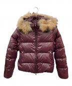 DUVETICAデュベティカ）の古着「アダラファーショートダウンジャケット　デュベティカ　D.030.04.MFM-1001R」｜ワインレッド