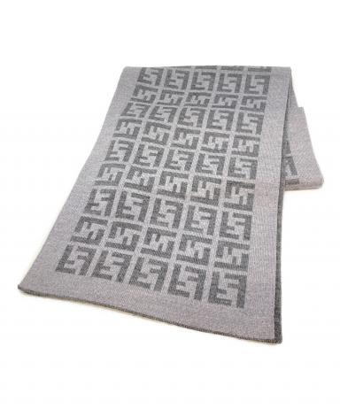 FENDI フェンディ マフラー ズッカ柄 ウールマフラー FENDI マフラー ズッカ柄 ウール100%