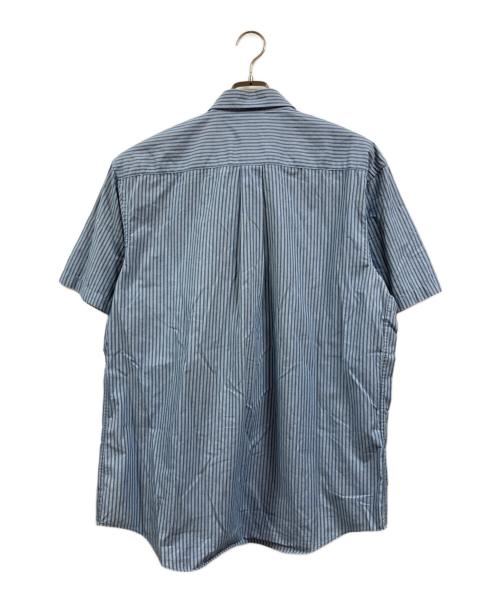ARROW（アロー）ARROW (アロー) ストライプシャツ ブルー サイズ:Ⅼの古着・服飾アイテム