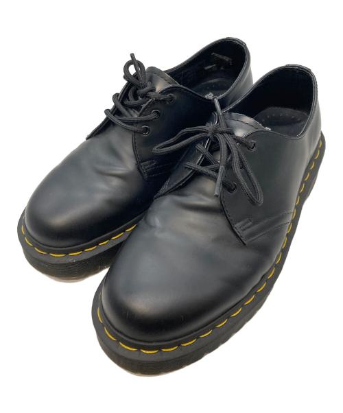 Dr.Martens（ドクターマーチン）Dr.Martens (ドクターマーチン) 3ホールレザーシューズ ブラック サイズ:UK6の古着・服飾アイテム