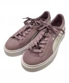 PUMAプーマ）の古着「ローカットスニーカー」｜パープル