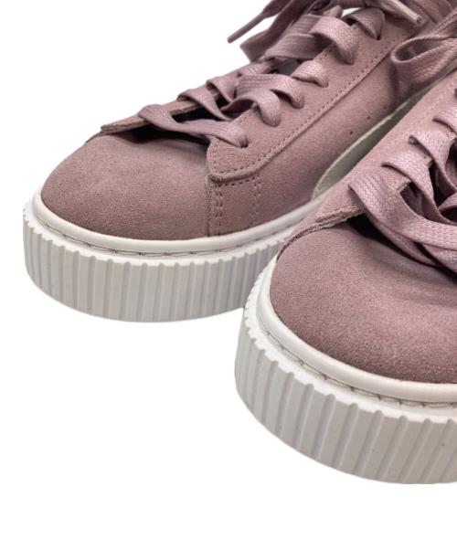 PUMA（プーマ）PUMA (プーマ) ローカットスニーカー パープル サイズ:24.5cmの古着・服飾アイテム