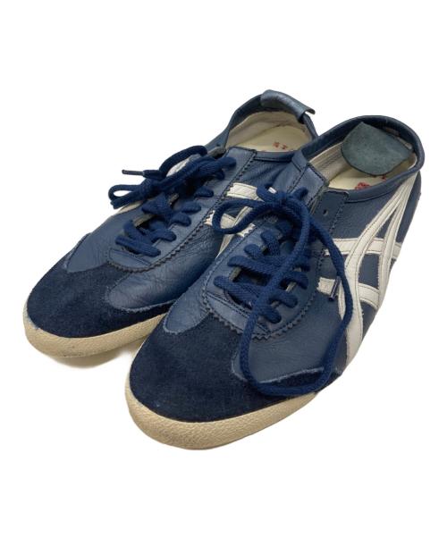 Onitsuka Tiger（オニツカタイガー）Onitsuka Tiger (オニツカタイガー) MEXICO 66 DELUXE　オニツカタイガー　TH938L ネイビー×ホワイト サイズ:26cmの古着・服飾アイテム