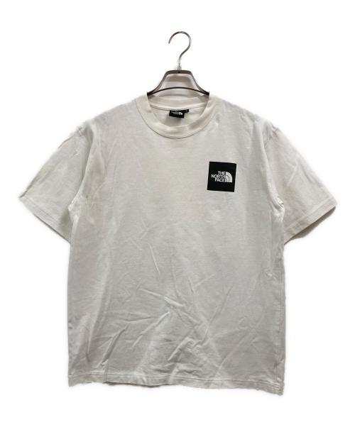 THE NORTH FACE（ザ ノース フェイス）THE NORTH FACE (ザ ノース フェイス) ショートスリーブピクチャードスクエアロゴティー ホワイト サイズ:Lの古着・服飾アイテム