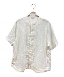 CAHLUMN（カウラム）の古着「Linen Baseball Shirt」｜ホワイト