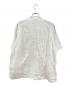 CAHLUMN (カウラム) Linen Baseball Shirt ホワイト サイズ:Ｍ：7000円