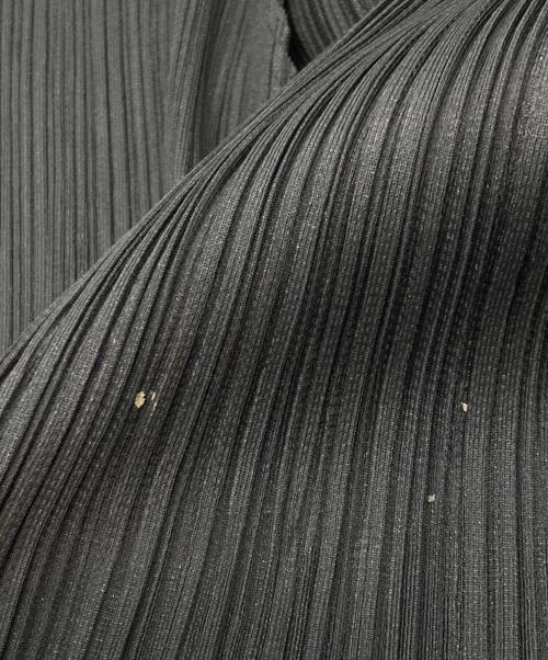 PLEATS PLEASE（プリーツプリーズ）PLEATS PLEASE (プリーツプリーズ) プリーツ加工カーディガン グレー サイズ:4の古着・服飾アイテム