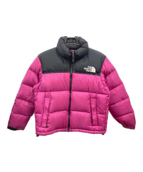 THE NORTH FACE（ザ ノース フェイス）THE NORTH FACE (ザ ノース フェイス) ショート ヌプシジャケット　ザ ノース フェイス　NDW91952 ピンク×ブラック サイズ:Ｌの古着・服飾アイテム