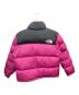THE NORTH FACE (ザ ノース フェイス) ショート ヌプシジャケット　ザ ノース フェイス　NDW91952 ピンク×ブラック サイズ:Ｌ：15000円