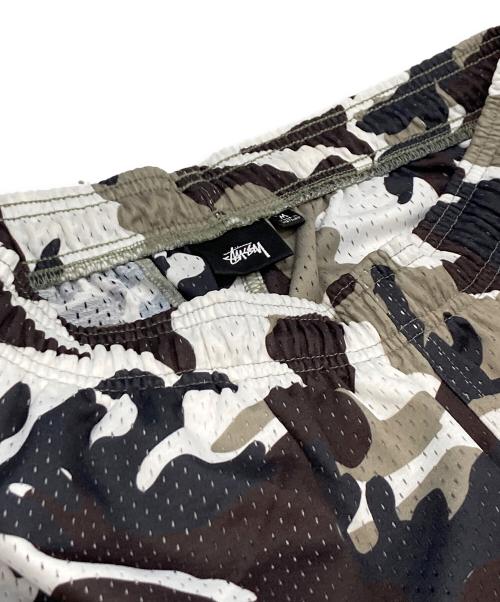 stussy（ステューシー）stussy (ステューシー) ハーフパンツ ホワイト×カーキ サイズ:Ｍの古着・服飾アイテム