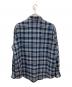 CELINE (セリーヌ) ランバージャック ルーズシャツ チェック ブルー×ホワイト サイズ:37：50000円