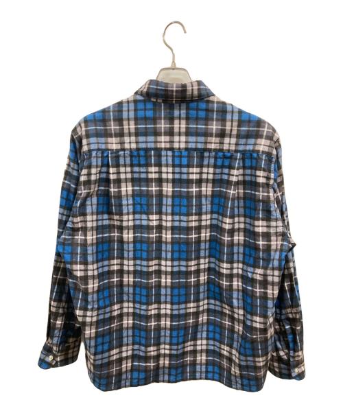 WACKO MARIA（ワコマリア）WACKO MARIA (ワコマリア) チェックネルシャツ　ワコマリア　 ブルー×ホワイト サイズ:Ｍの古着・服飾アイテム