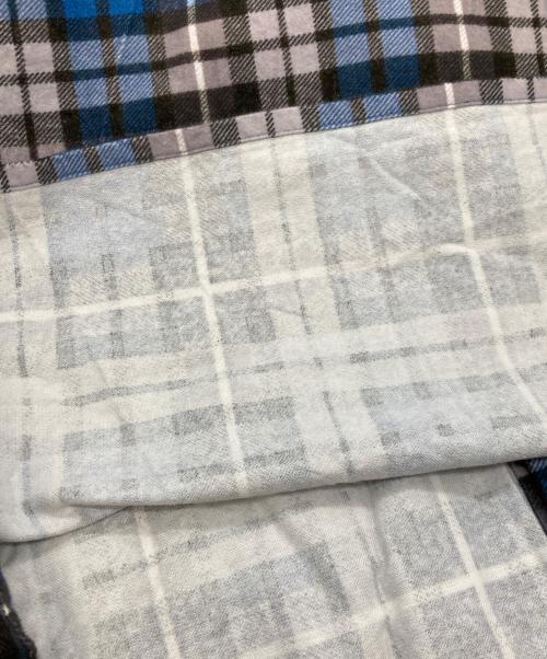 WACKO MARIA（ワコマリア）WACKO MARIA (ワコマリア) チェックネルシャツ　ワコマリア　 ブルー×ホワイト サイズ:Ｍの古着・服飾アイテム