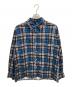 WACKO MARIA（ワコマリア）の古着「チェックネルシャツ　ワコマリア　」｜ブルー×ホワイト