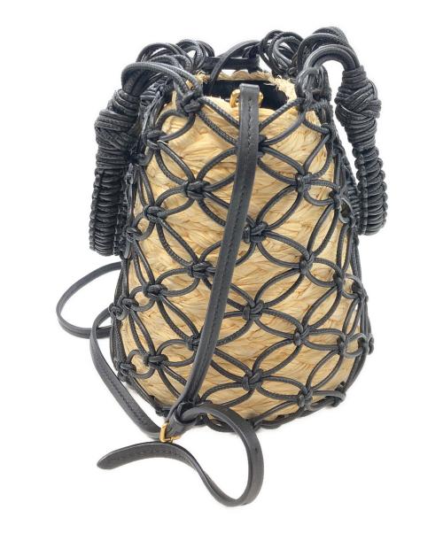 MIU MIU（ミュウミュウ）MIU MIU (ミュウミュウ) カゴバッグ　ミュウミュウ　5BE062　 ブラックの古着・服飾アイテム