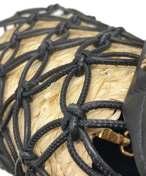 MIU MIU（ミュウミュウ）MIU MIU (ミュウミュウ) カゴバッグ　ミュウミュウ　5BE062　 ブラックの古着・服飾アイテム