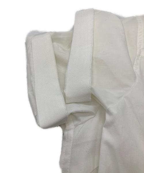 sacai（サカイ）sacai (サカイ) ショルダージップドッキングワンピース ブラック×ホワイト サイズ:1の古着・服飾アイテム