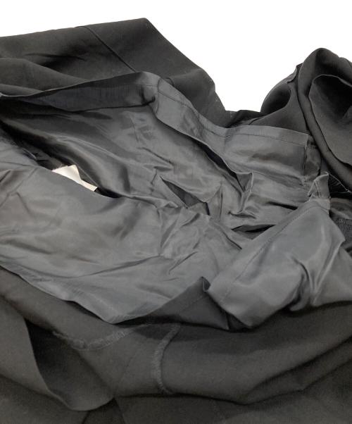 sacai（サカイ）sacai (サカイ) ショルダージップドッキングワンピース ブラック×ホワイト サイズ:1の古着・服飾アイテム