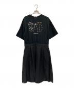 UNDERCOVERアンダーカバー）の古着「ドッキングワンピース」｜ブラック