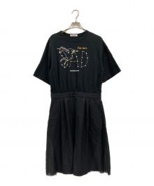 UNDERCOVER（アンダーカバー）の古着「ドッキングワンピース」｜ブラック
