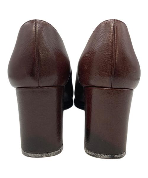 CHANEL（シャネル）CHANEL (シャネル) ココマークパンプス シャネル ブラウン サイズ:38の古着・服飾アイテム