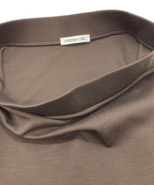 EVERYDAY I LIKE.（エヴリデイ アイ ライク）EVERYDAY I LIKE. (エヴリデイ アイ ライク) New Jersey Flare スカート　エヴリデイ アイ ライク ブラウン サイズ:36の古着・服飾アイテム