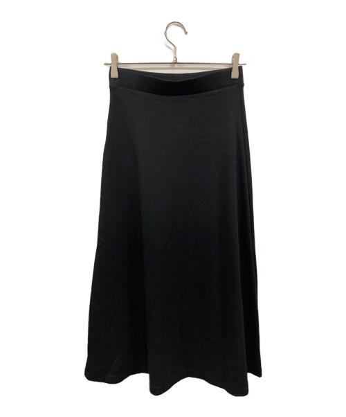 EVERYDAY I LIKE.（エヴリデイ アイ ライク）EVERYDAY I LIKE. (エヴリデイ アイ ライク) New Jersey Flare スカート ブラック サイズ:36の古着・服飾アイテム