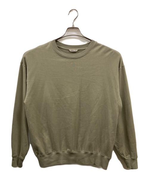 AURALEE（オーラリー）AURALEE (オーラリー) SUPER HIGH GAUGE SWEAT P/O グリーン サイズ:3の古着・服飾アイテム