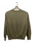AURALEE (オーラリー) SUPER HIGH GAUGE SWEAT P/O グリーン サイズ:3：10000円