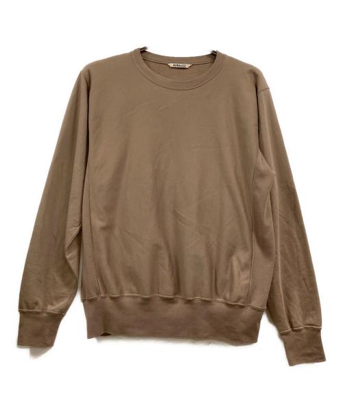 AURALEE（オーラリー）AURALEE (オーラリー) ELASTIC HIGH GAUGE SWEAT P/O ブラウン サイズ:SIZE3の古着・服飾アイテム