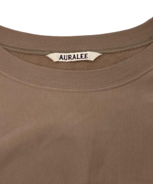 AURALEE（オーラリー）AURALEE (オーラリー) ELASTIC HIGH GAUGE SWEAT P/O ブラウン サイズ:SIZE3の古着・服飾アイテム