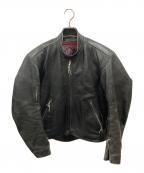 PAIR SLOPEペアスロープ）の古着「ライナー付きレザージャケット　ペアスロープ　」｜ブラック