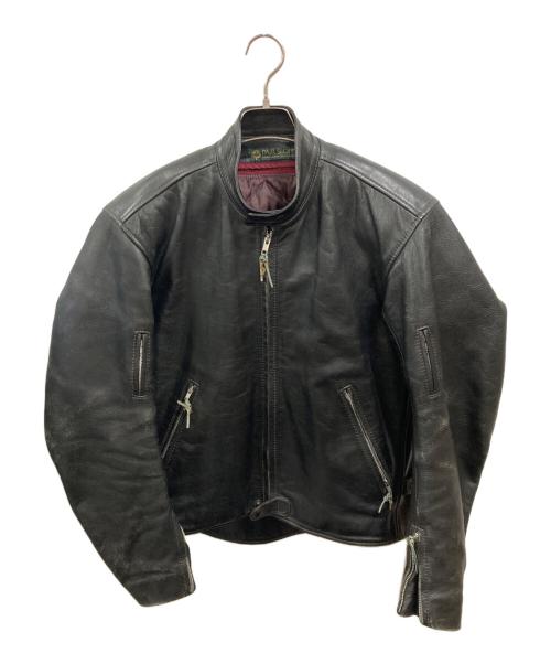 PAIR SLOPE（ペアスロープ）PAIR SLOPE (ペアスロープ) ライナー付きレザージャケット　ペアスロープ　 ブラック サイズ:Ｌの古着・服飾アイテム